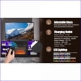 thumbnail image 2 of TV Furniture Modern 58'' Electric Fireplace TV Stand with USB, LED Lights | Black | MDF, 2 of 26