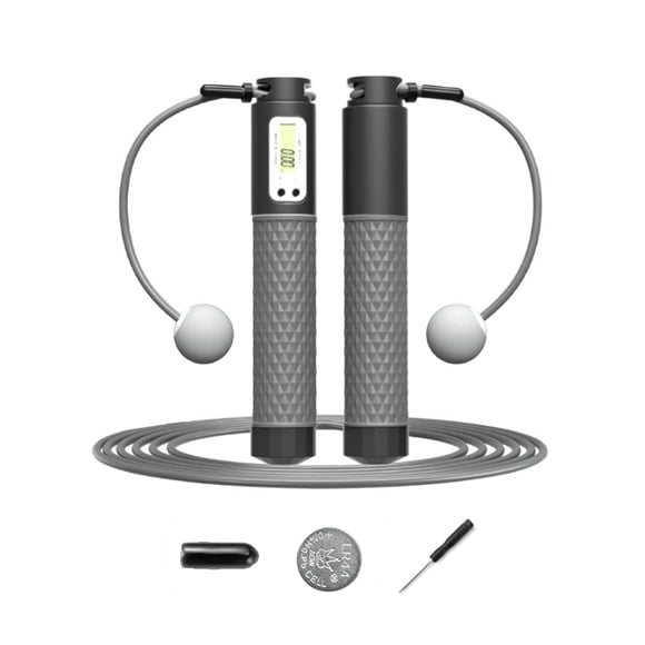 Weighted Jump Rope with Counter - for Working Out, 2 Modes Exercise Jump rope for adults