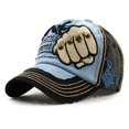 thumbnail image 1 of Coofit Casquette de Baseball Mode à Poing Riveté Snapback Chapeau Extérieur Chapeau de Soleil pour Hommes Femmes, 1 of 5