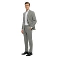 thumbnail image 3 of Tazzio Skinny Fit Double Breasted Shawl Collar 2pc Suit Set, 3 of 4