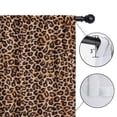 thumbnail image 4 of Blackout Kids Curtains,Brown and Black Leopard Print Childrens Insulated Curtains Set Of 2,Bedroom Essentials,Toddler Room Decor 52"x84", 4 of 5