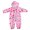 Pink, variant on Ludlz Kids Rainsuit Waterproof Jumpsuit Coverall Raincoat Rainwear All-in-One Suit Cartoon Raincoat Kids Children Jumpsuit Rainwear Boy Girl Waterproof Poncho