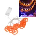 thumbnail image 4 of Halloween Lamp, Plastic Plastic Warm Light Exquisite Craft Pumpkin String Light For Halloween Party For Garden For Bedroom ANGGREK IJ3119, 4 of 8