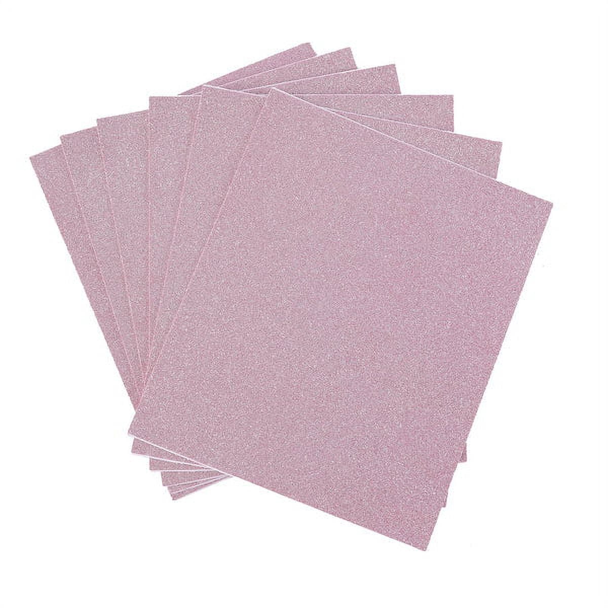 10 Pack, 12x10 Self-Adhesive Glitter DIY Craft Foam Sheets, Hot Pink in  2023