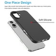 thumbnail image 6 of For Apple iphone 17 Case Silicone Cover, Tekcoo Shockproof Rugged Soft Gel Rubber Ultra Slim Protective Cover Anti-Scratch Microfiber Lining Cute Phone Case for Apple iphone 17 - Black, 6 of 10