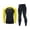 Yellow, variant on Men's 2 Piece Outfits Summer Long Athletic Shirt and Legging Base Layer Biking Long Johns for Winter Cycling Running Dark Blue L