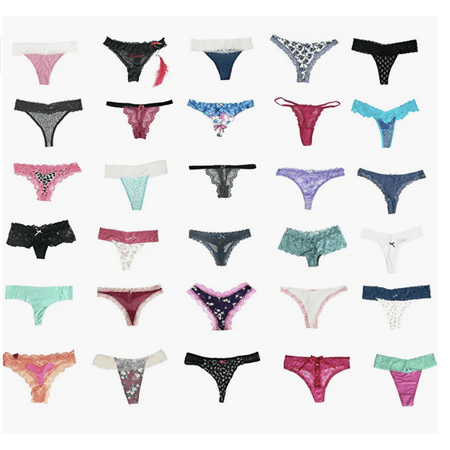 

Jooniyaa Women Variety of Underwear Pack T-Back Thong G-String Panties (Size-Large)-20 pack