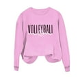 thumbnail image 2 of Uootdi Funny Letter Printed Long Sleeve Shirts for Women Crewneck Sweatshirt Pullover Trendy Inspirational Sport Top, 2 of 3