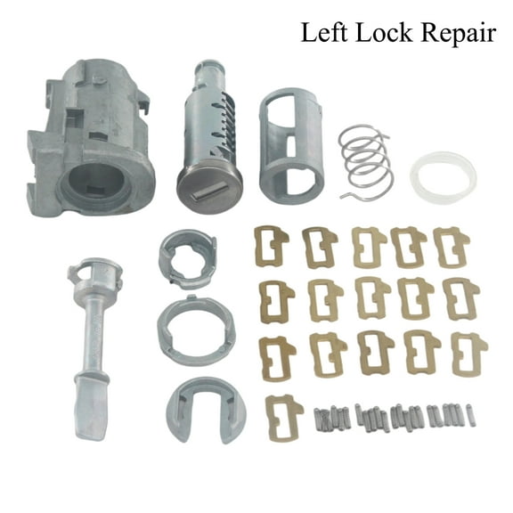 Left Lock Repair - Door Lock Cylinder with 2 Same Keys, For VW PASSAT SEAT TOLEDO LEON AROSA LUPO, 168/