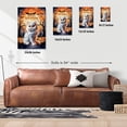 thumbnail image 5 of Mummy Persian Happy Halloween with Pumpkins Bats Spooky Fun Vertical Matte Canvas Poster Cat Lover Kitten Owner Gifts Wall Art Home Decor - 00019, 5 of 5