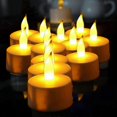 thumbnail image 2 of Pack of 24 Rechargeable LED Candles with Stand for Christmas, Wedding, Party, 2 of 5