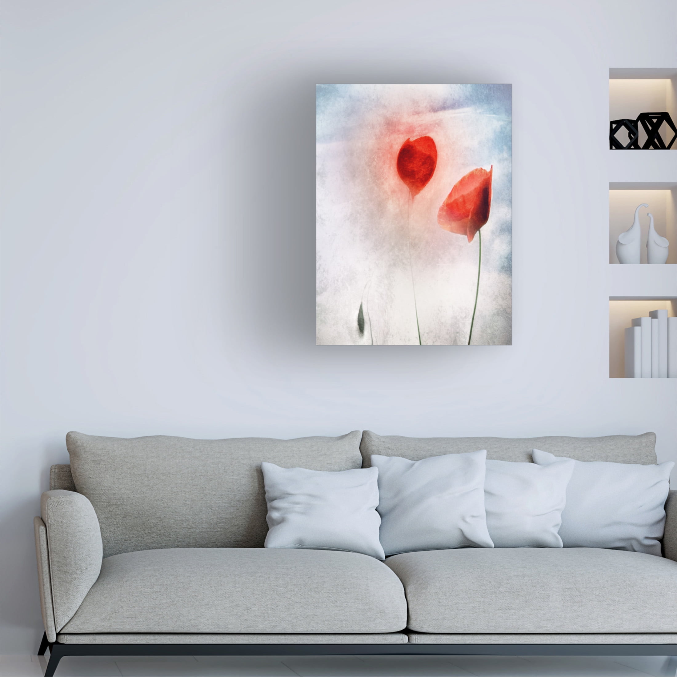Canvas Wall Art - Gilbert Claes 'In Flanders Fields' Wall Art for Living Room, Bedroom, or Office D?cor by Trademark Fine Art - 35 x 47 Inches