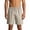 Beige, variant on Cargo Short for Men Solid Color Elastic Waist Drawstring Zippered Pocket Casual Sporty Work Beach Holiday Outfits
