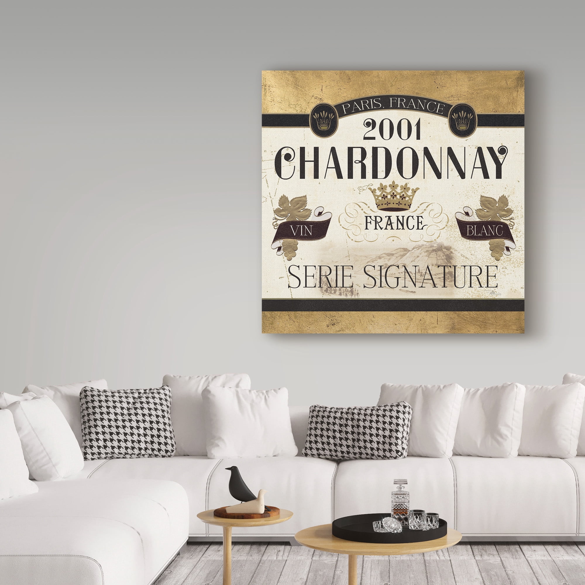 Trademark Fine Art 'Wine Labels II' Canvas Art by Pela Studio