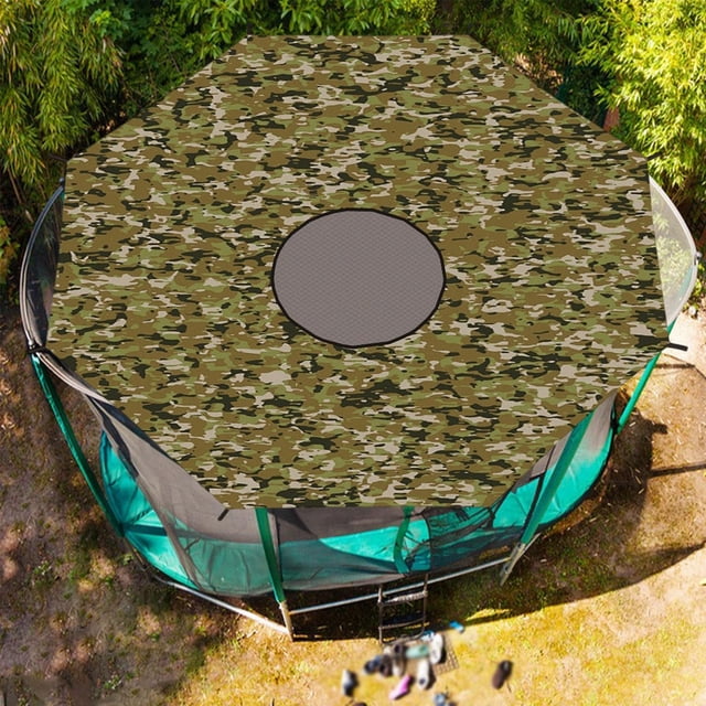 Cubierta solar para trampolín,Toldo Accesorios fáciles de instalar,Toldo de cubierta de protección solar a prueba de desgarros para patio trasero al Diámetro 10 pies