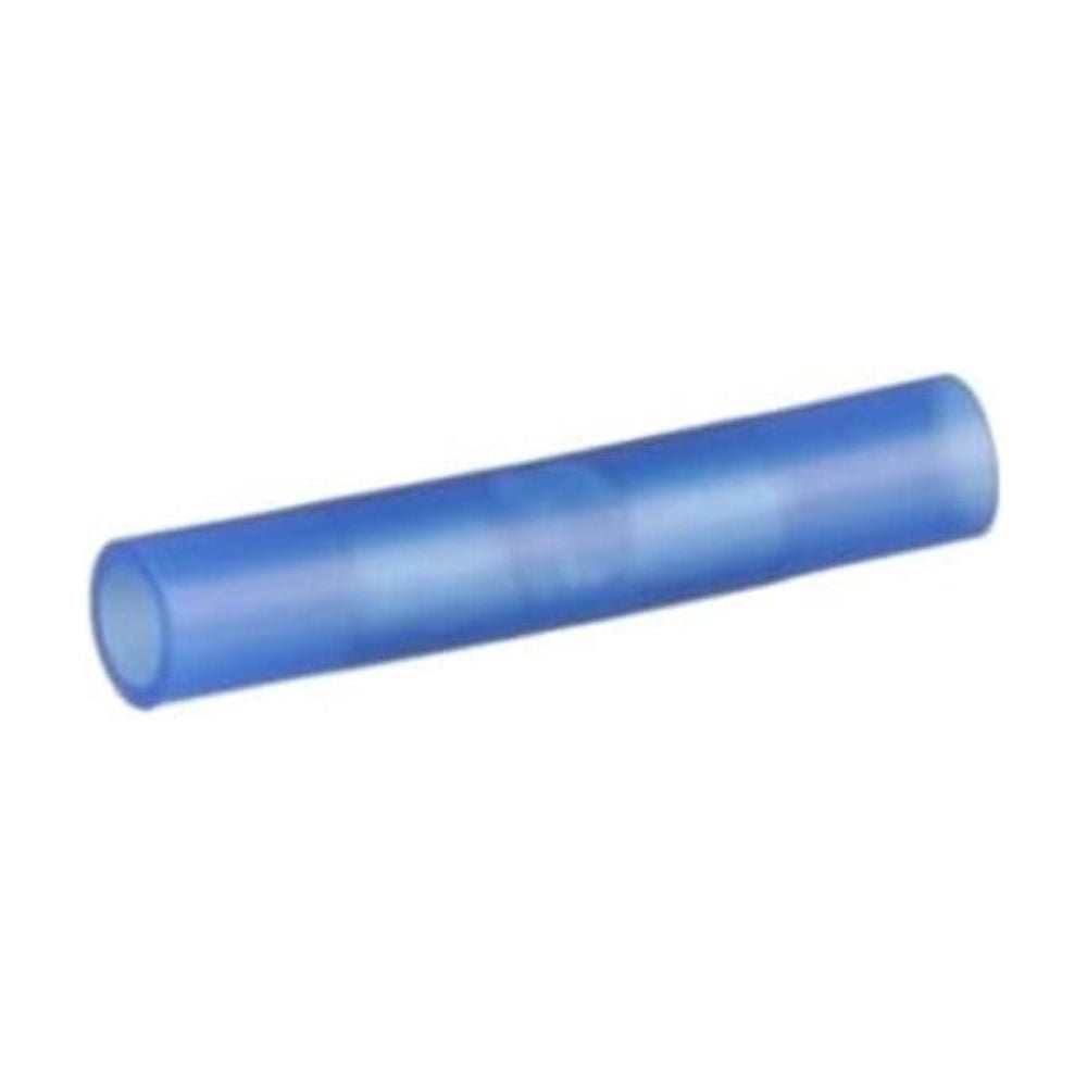 Butt Splice Wire Connector, 14 AWG Max, Blue, Nylon Insulation, 600 V, 100 PK BSN14-C