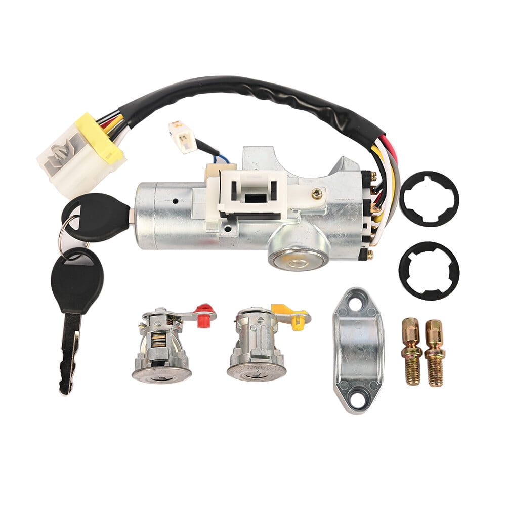 Ignition Switch and Door Lock Cylinder Set for 1999-2003 Nissan Frontier & 2000-2004 Nissan Xterra