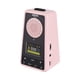 thumbnail image 1 of Metronomo electrónico AROMA Metrónomo 2 en 1 Altavoz BT para guitarra Piano Tambor Violín Metrónomo digital recargable con recuentos vocales Batería de gran capacidad 1300 mAh Pantalla a color VA Alta, 1 of 8