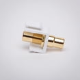 thumbnail image 2 of RCA Keystone Jack, White Insert, 2 of 4
