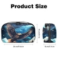 thumbnail image 5 of Animal Oxford Fabric Digital Pouch for Electronic Devices, Waterproof Travel Case for Cell Phone Charger, Hard Drive, and Cords - 5.9x9.44x3.14 inches, 5 of 6