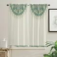 thumbnail image 4 of Mandala Pattern Ethnic Retro Curtain Home Decoration Living Room Short Curtains Window Treatments For Kitchen Bedroom, 4 of 7