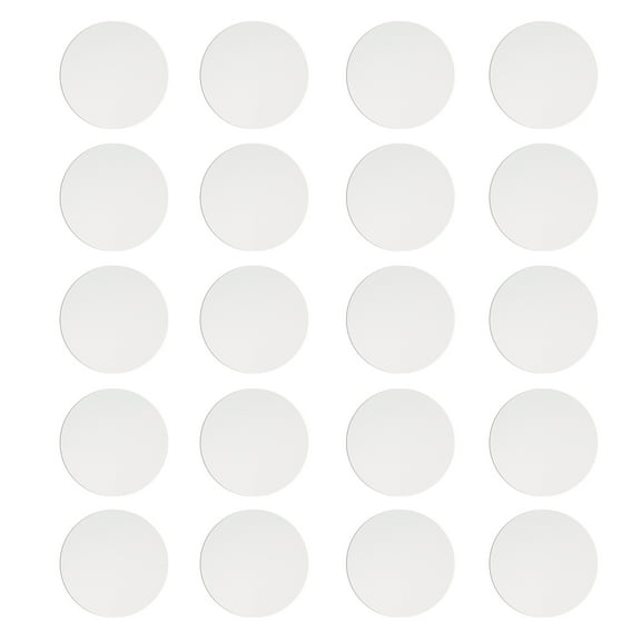 Uxcell 30mm Metal Plate for Phone Magnet, 36Pcs Round Adhesive Metal Plate Replacement Stickers for Magnetic Car Mount Holder Phone Case Wall, Silver Tone