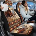thumbnail image 2 of Uorisanigo Car Seat Covers Front Seats Only Set of 2 Auto Interior High Back Bucket Seat Covers Universal Western Horse Aztec Driver Seats Cover, Washable Automotive Accessories Decor, 2 of 7
