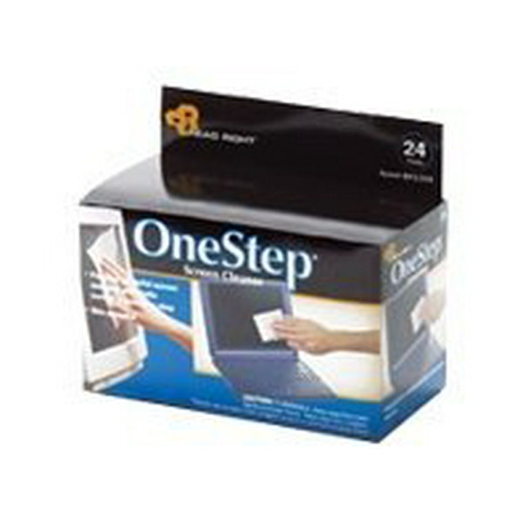 OneStep Screen Cleaner, 5 x 5, Unscented, 24/Box OneStep Screen Cleaner, 5 x 5, Unscented, 24/Box