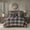 Brown/Ivory, variant on Woolrich Alton Ultra Soft Plush to Sherpa Berber Down Alternative Cold Weather Winter Warm Comforter Set Bedding, King,