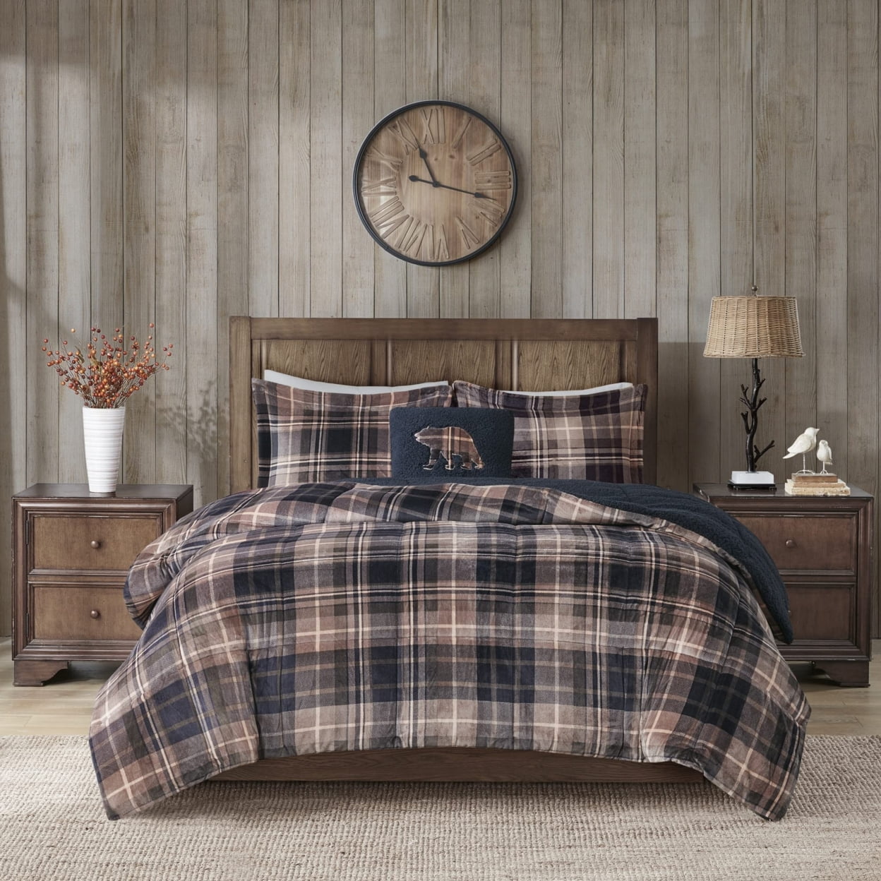 Woolrich Alton Plush Sherpa Comforter Set