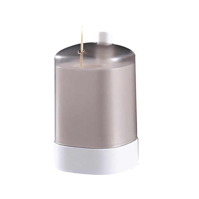 Cateissary Soporte automático para palillos de dientes, dispensador portátil de palillos de dientes, caja de almacenamiento antideslizante para palillos Mostrada blanco Cateissary HA001297-01