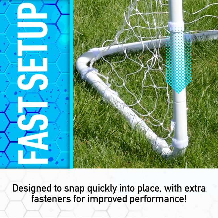Franklin Sports 6' x 4' Portable Soccer Goal, Steel photo 3