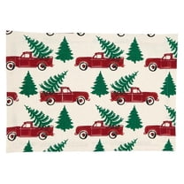 Saro Lifestyle Christmas Truck Placemat (Set of 4)