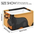 thumbnail image 4 of Dogs Dachshund Storage Bins Baskets With Handles Storage Box Clothes Organizer Organization Toys, 4 of 7