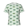thumbnail image 3 of Naloa Cute Crocodile Men's T-Shirt Sport T-shirt Men's Basic Tee Casual Men's Shirt, Round Neck, Short Sleeves - XX-Large, 3 of 5