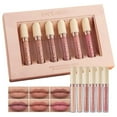 thumbnail image 2 of Xihbxyly Set de Brillo Labial Mate, Lápiz Labial Rosa Antiadherente, Lápiz Labial Líquido de Larga Duración, Brillo Labial Hidratante con Acabado Mate, Maquillaje Informal para Fiestas, Bodas y Trans, 2 of 4
