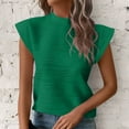 thumbnail image 4 of Jienlioq Mode Femmes Décontracté Manches Courtes Col Rond Imprimé Hauts Blouse pour Dames, 4 of 8