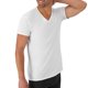 thumbnail image 3 of Hanes Camiseta interior de algodón con cuello en V que absorbe la humedad para hombre Varios paquetes y colores Blanco Grande EE. UU., 3 of 7