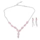 thumbnail image 2 of Conjunto De Joyería De Boda Para Novia, Elegante Y Brillante, Ligero, Collar Con Diamantes De Imitación, Pendientes Colgantes Para Mujeres Y Niñas, 2 of 7