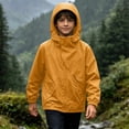 thumbnail image 5 of Fesfesfes Kids Waterproof Rain Jacket Hooded Full Zip Lightweight Outdoor Coat for Boys and Girls Ages 2-12 Years, 5 of 9