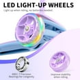 thumbnail image 4 of Kids 3 Wheel Scooter with LED Light- Wheels, Adjustable Height for Ages 3-12, 4 of 7