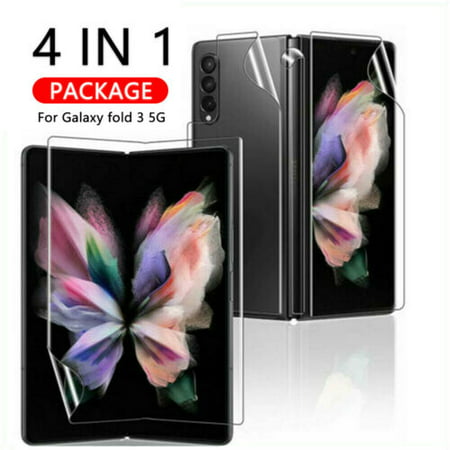 Jinyi 1/2Pc For Samsung Galaxy Z Fold 3 Fold 2 Screen Protector Flexible Full Coverage
