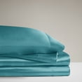 thumbnail image 6 of Comfort Classics Satin Teal Luxury 6 PC Sheet Set, Queen - Wrinkle Free, 6 of 18
