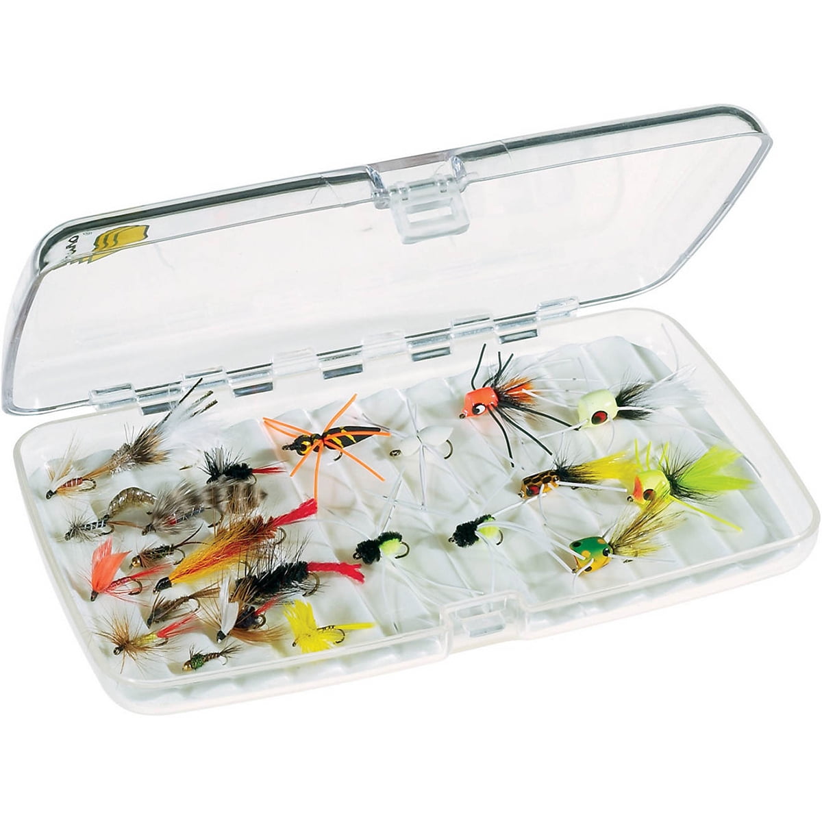 Case Box Outdoor Clear Plastic Fishing Flies Storage Tackle Durable Sale New 