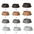 thumbnail image 3 of VONKY Durable Water Hyacinth Christmas Tree Base With Exquisite Warm Style Naturally Designed Hand Woven brown large size, 3 of 5