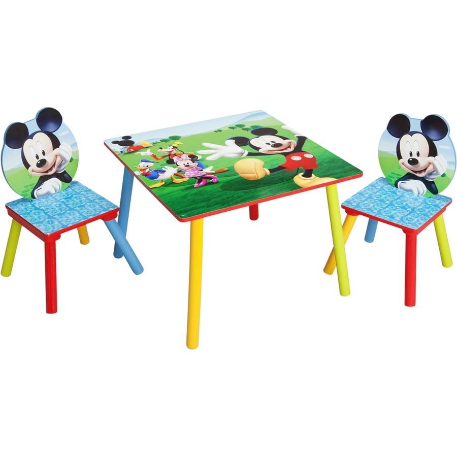 Delta Children Kids Table and Chair Set, Disney Mickey Mouse