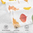 thumbnail image 5 of Yayeee 2 Pack Hand Towels for Bathroom 100% Cotton 16" x 28" Soft Absorbent Kitchen Towel, Yellow Leaves, 5 of 7