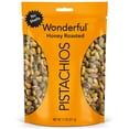 thumbnail image 4 of (5 pack) Wonderful Pistachios No Shells Honey Roasted Nuts, 11 Ounce Bag, 4 of 9
