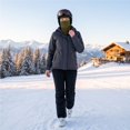 thumbnail image 4 of Balaclava Face Mask Adjustable Windproof UV Protection Hood Dark Green, 4 of 4