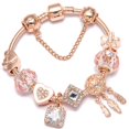 thumbnail image 1 of BAOPON 2019 amor corazón encanto pulseras y brazaletes para mujeres joyería DIY Marano cuentas fina pulsera amante esposa boda joyería Fivean unisex, 1 of 2
